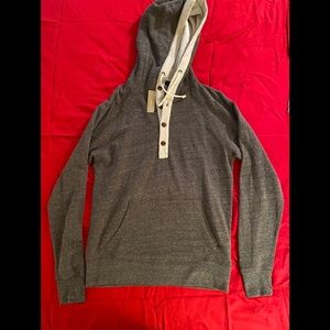 J.Crew men’s fleece pullover hoodie
